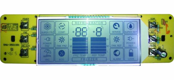 نمایشگر یخچال فریزر اسنوا 676